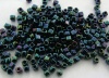 Miyuki Cube 1.8mm Blue SB18-0452 Metallic Dark Blue Iris Bead 10g